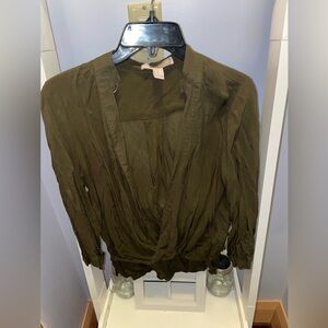 FOREVER 21 olive top